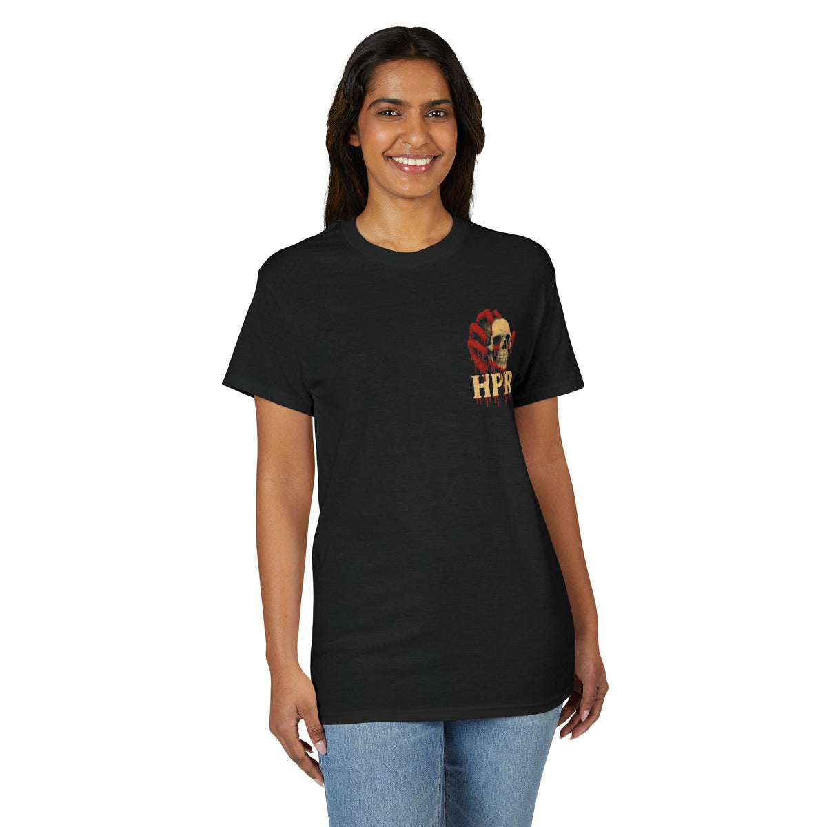 Horn Paranormal shirt | Skull duo graphic T-Shirt (EXTRA LARGE SIZES)